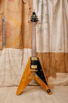 1997 Hamer Vector Korina Limited Edition Flying V #27 of 72 Korina (c)