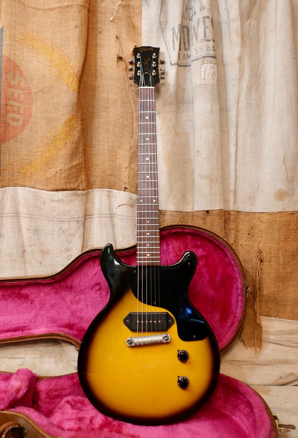1991 Gibson Custom Shop Les Paul Junior Double Cutaway Sunburst