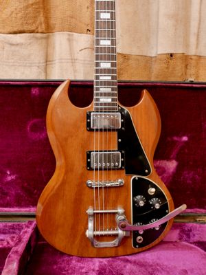 1972 Gibson SG Deluxe Natural Mahogany