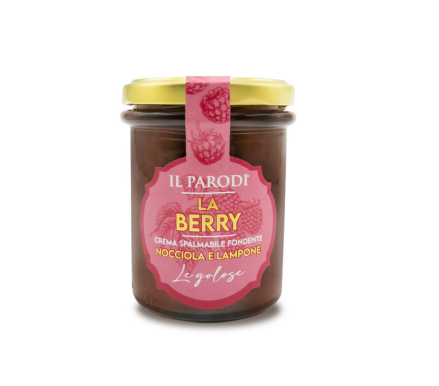 Raspberry & hazelnut cream