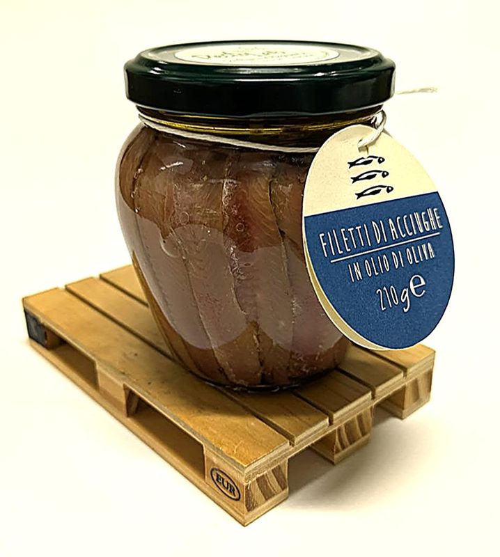 Filetti di acciughe selezionate, in olio di oliva
