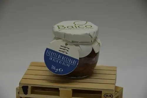 Anchovy fillets in olive oil