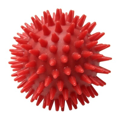 Balle hérisson RFM, rouge, 9 cm
