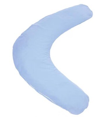 Taie pour oreiller de positionnement Confort Coton bleu clair