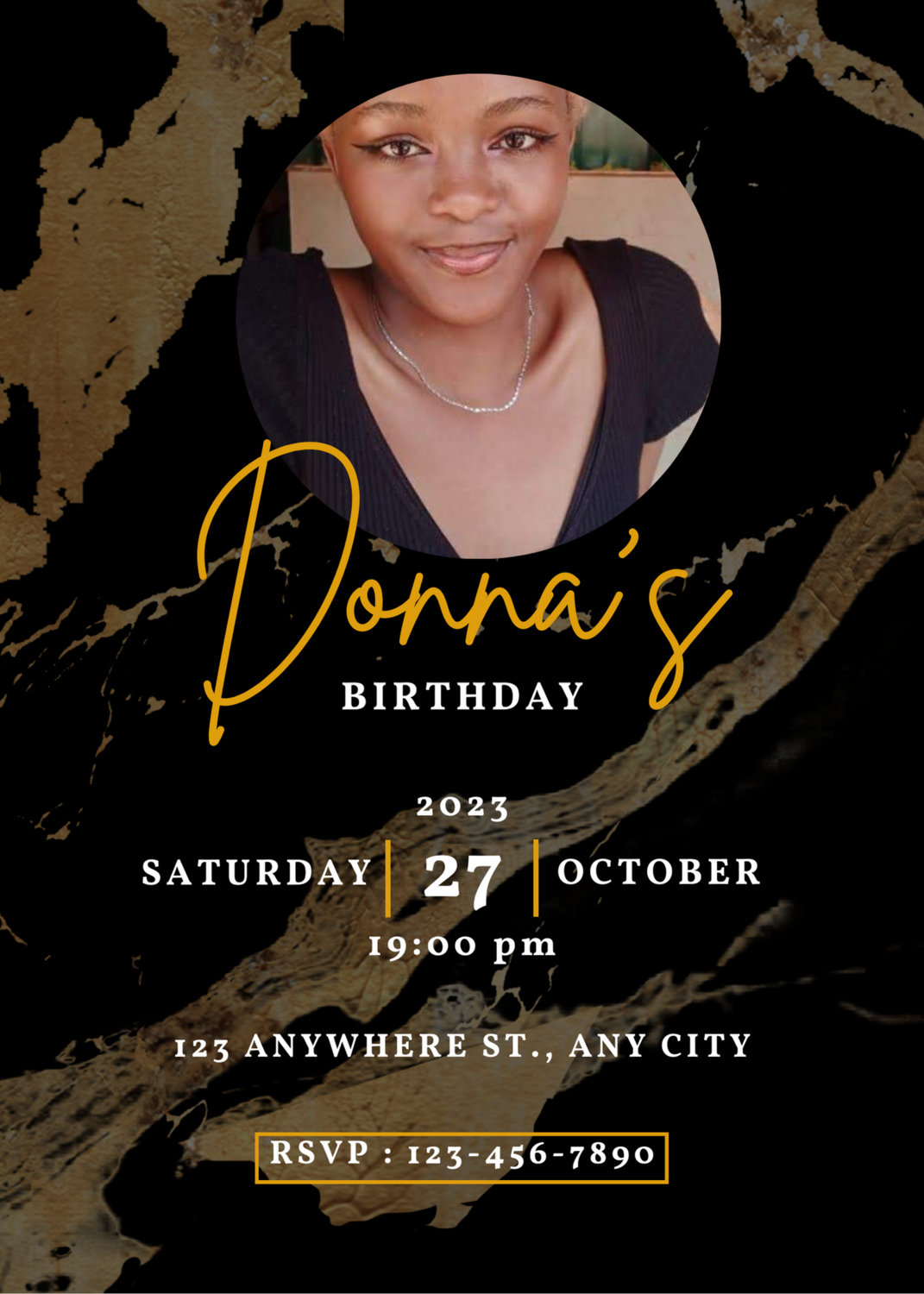 Birthday invite