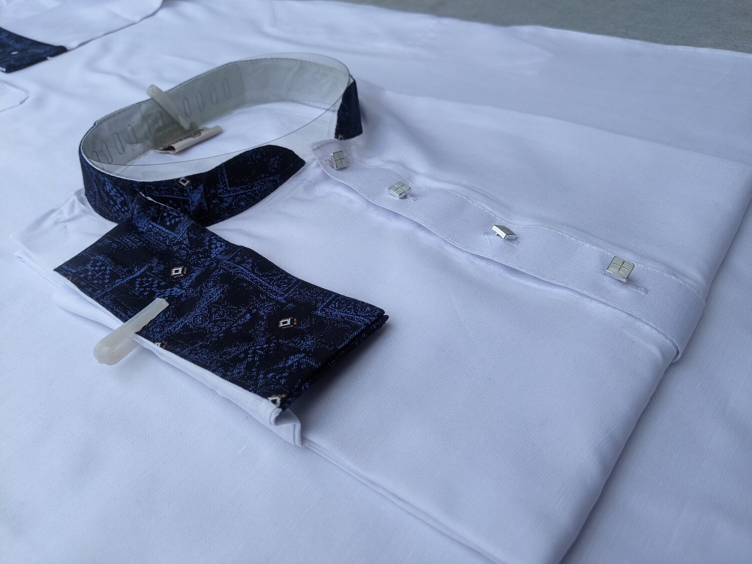 Men&#39;s White premium panjabi
