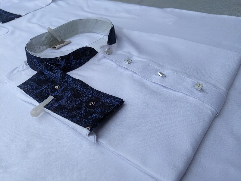 Men&#39;s White premium panjabi