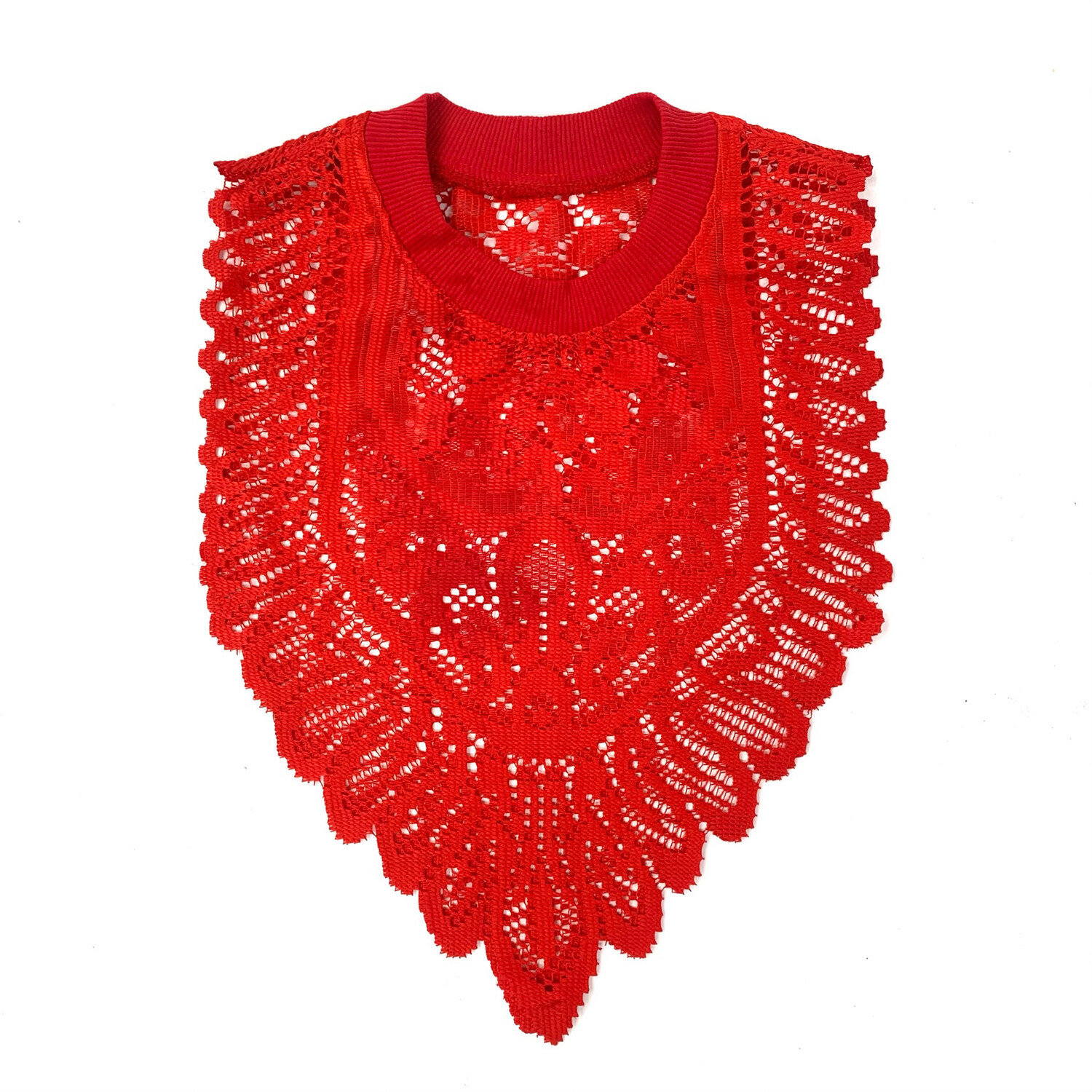 LACE TABLE TABARD RED SHORT