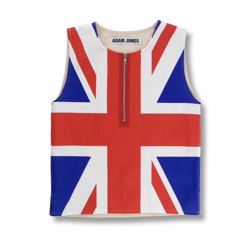 UNION JACK ZIP DOWN TEA TOWEL VEST