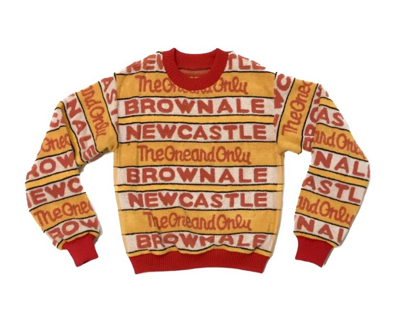 NEWCASTLE BROWN ALE BEER TOWEL JUMPER