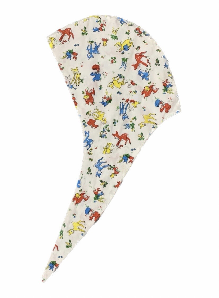 DEER PRINT BONNET