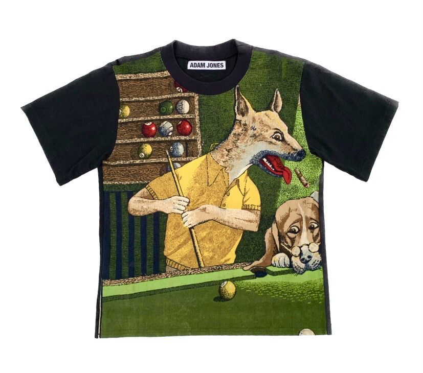 DOGS PLAYING POOL TEE