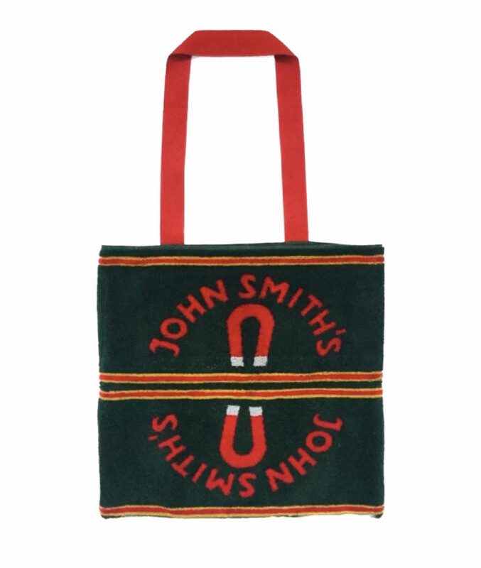 JOHN SMITH&#39;S BEER TOWEL TOTE BAG