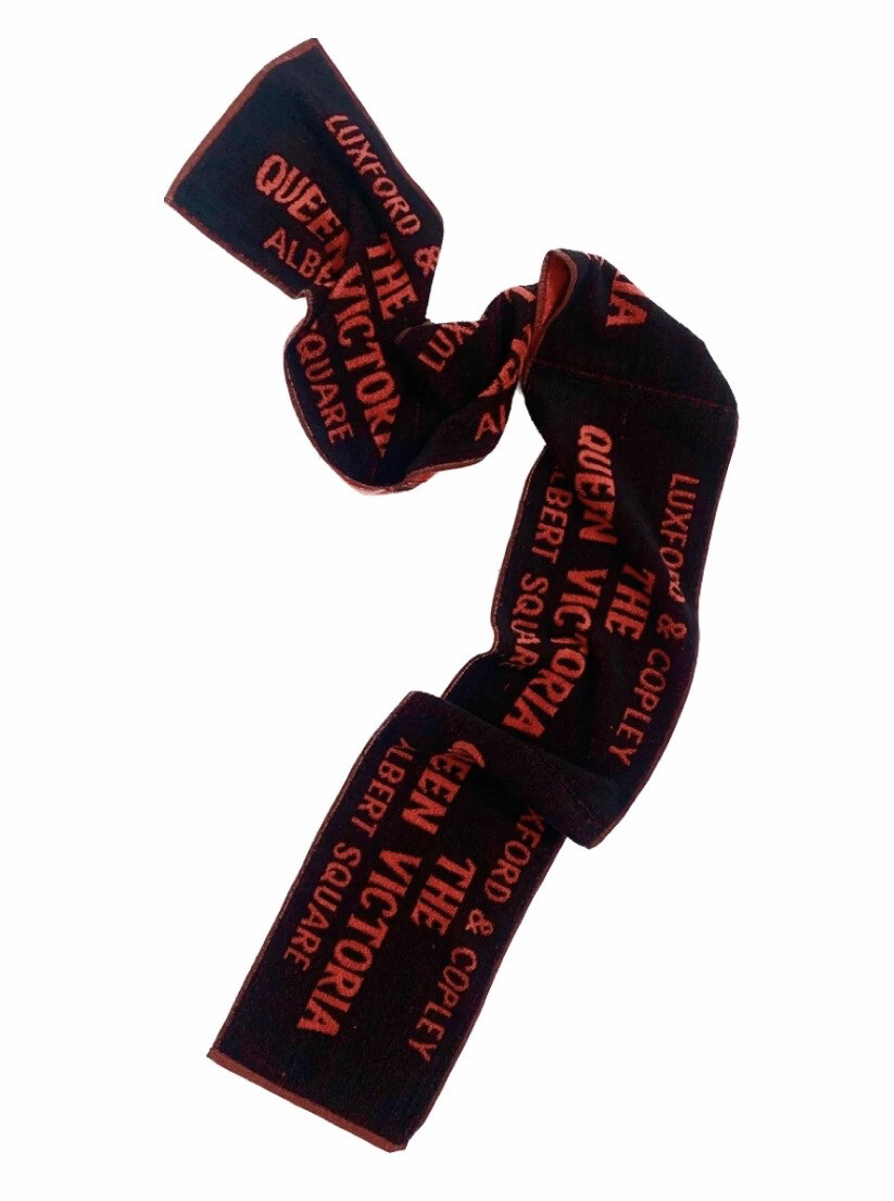 QUEEN VIC BEER TOWEL SCARF