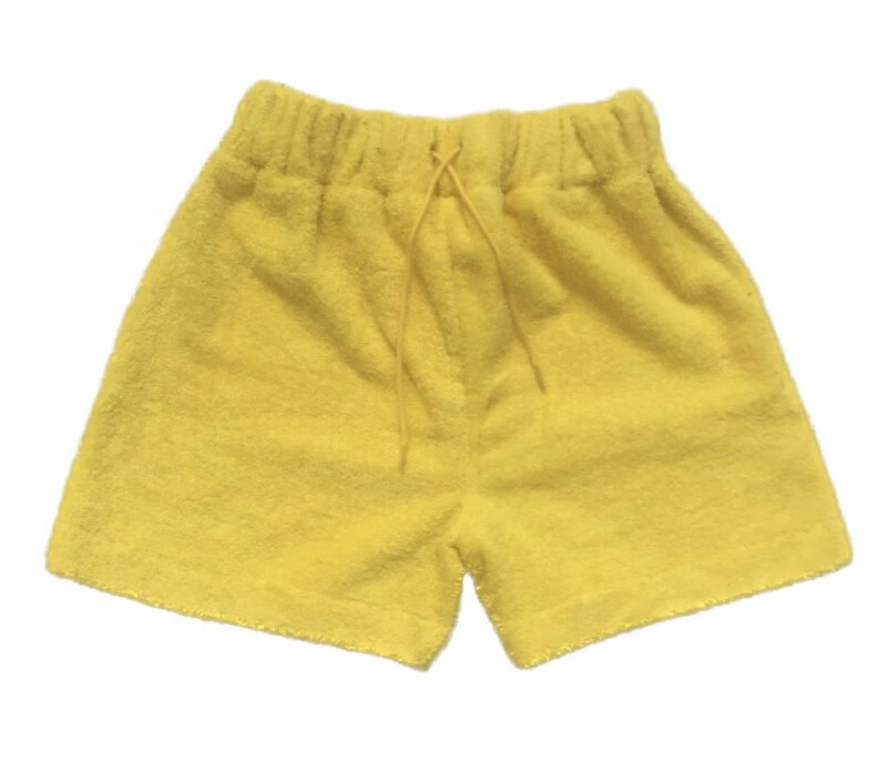TERRY SHORTS YELLOW