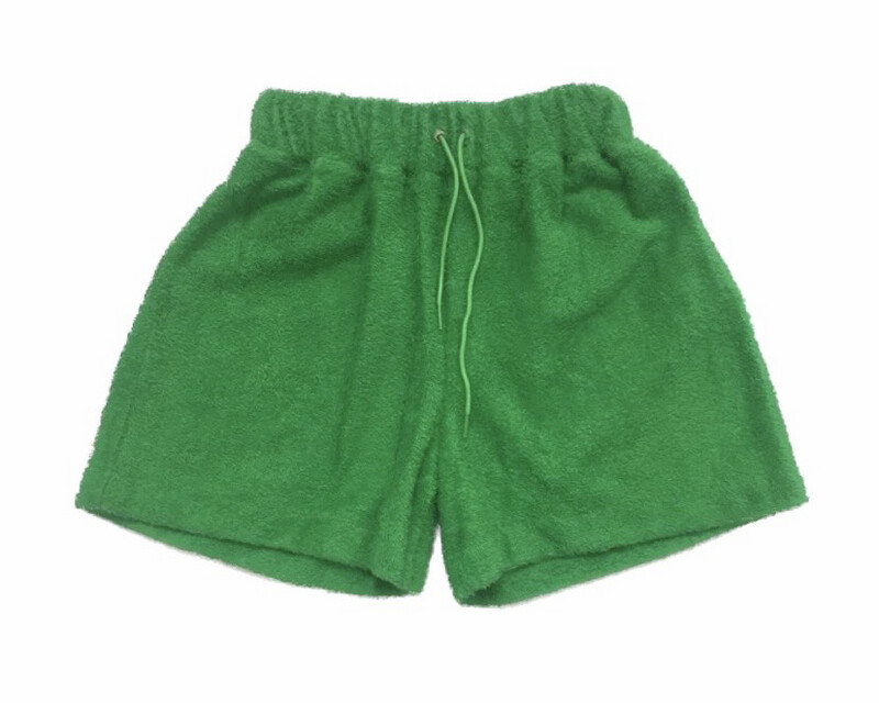 TERRY SHORTS GREEN
