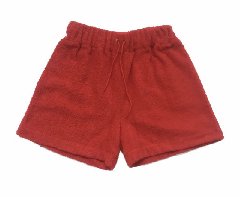 TERRY SHORTS RED