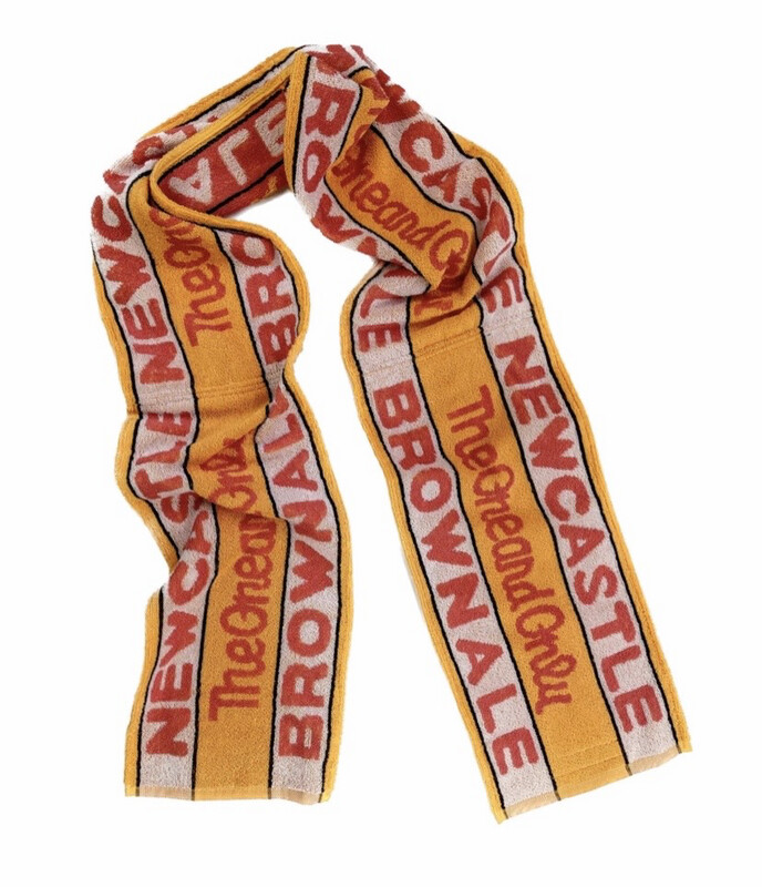 NEWCASTLE BROWN ALE BEER TOWEL SCARF