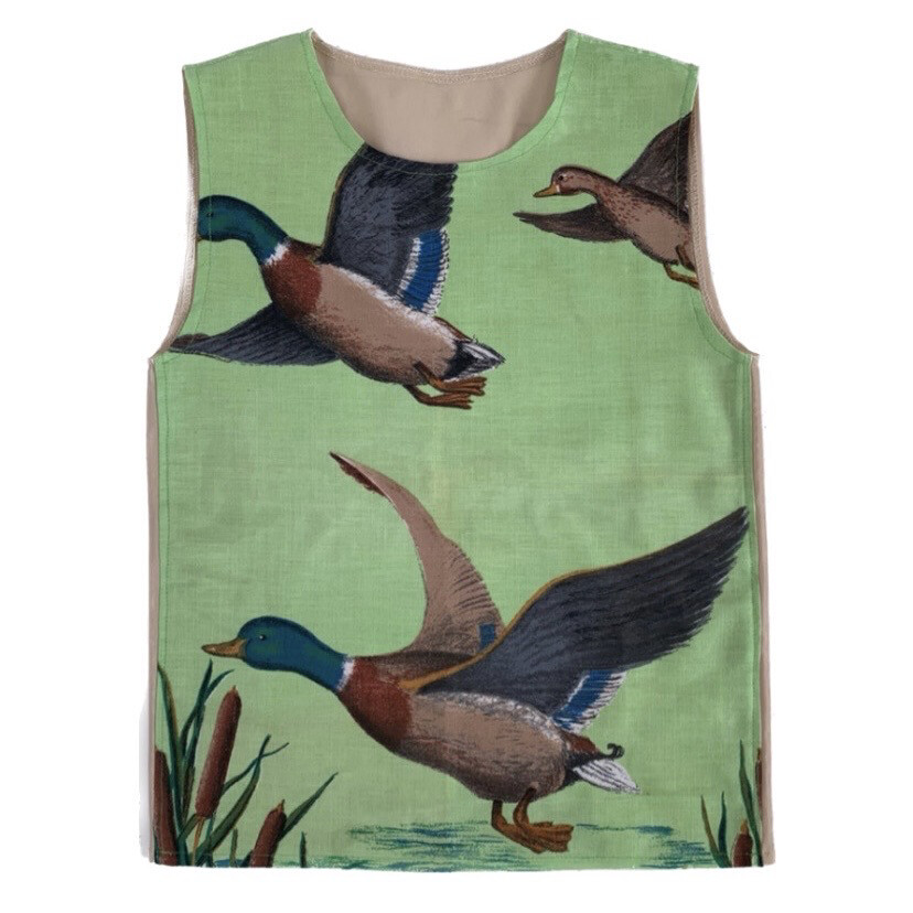 DUCKS IN FLIGHT TEA TOWEL VEST