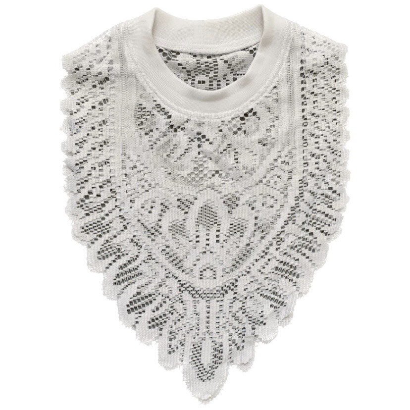 LACE TABLE TABARD WHITE SHORT