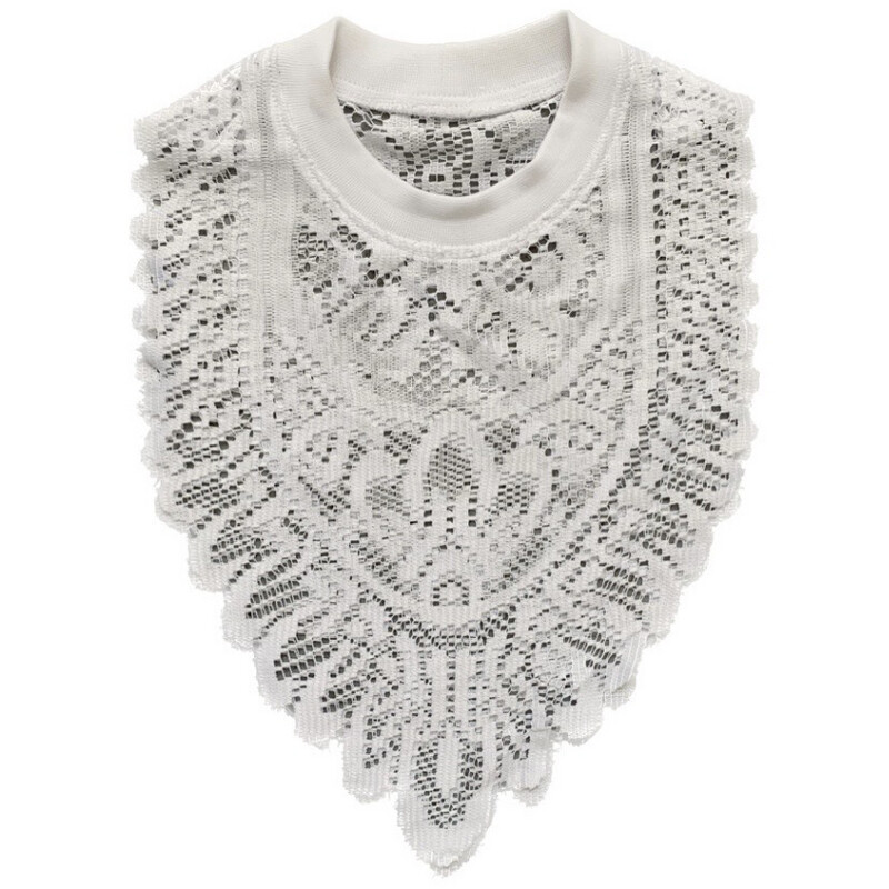 LACE TABLE TABARD WHITE SHORT