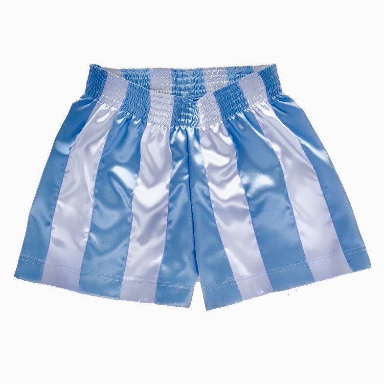 STRIPE RIBBON SHORTS BLUE/WHITE