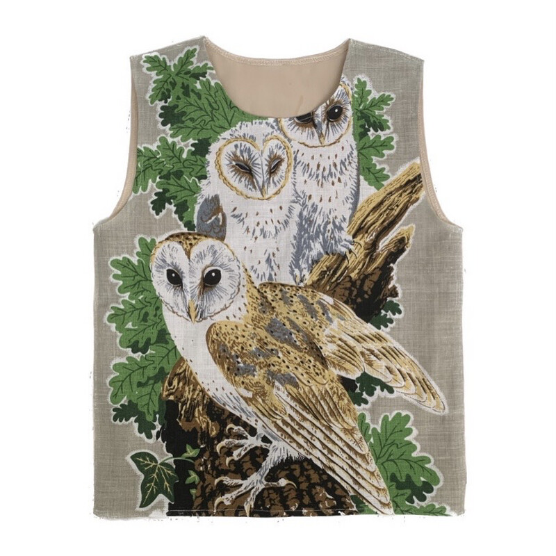 OWL TEA TOWEL VEST