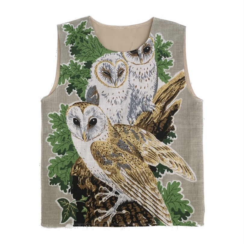 OWL TEA TOWEL VEST