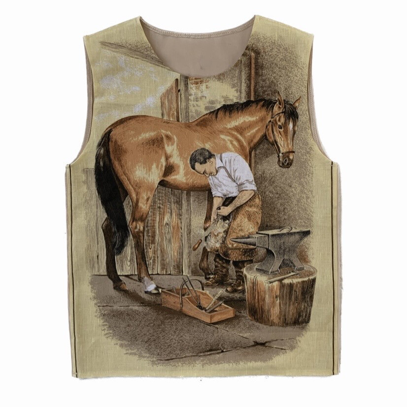 HORSE &amp; FARRIER TEA TOWEL VEST