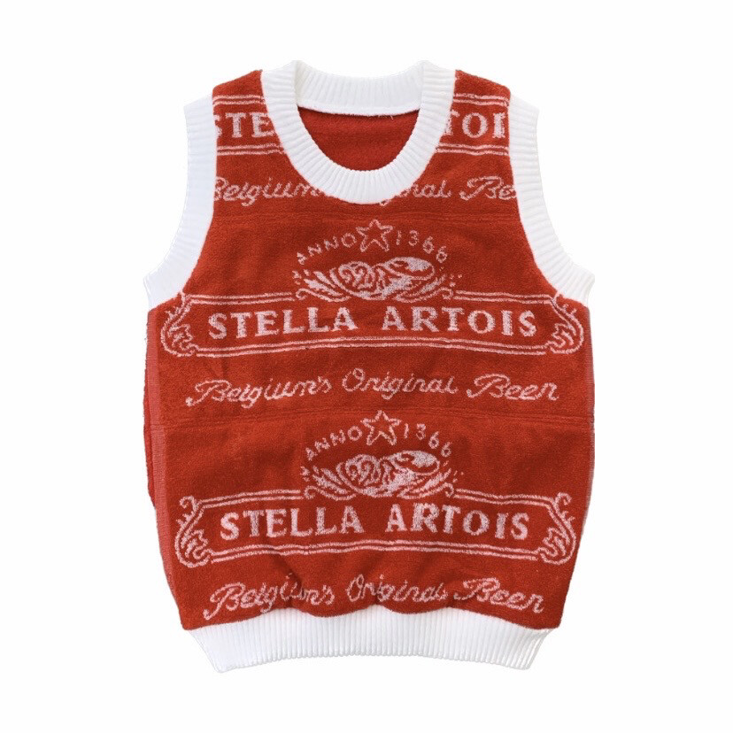 STELLA RED BEER TOWEL VEST