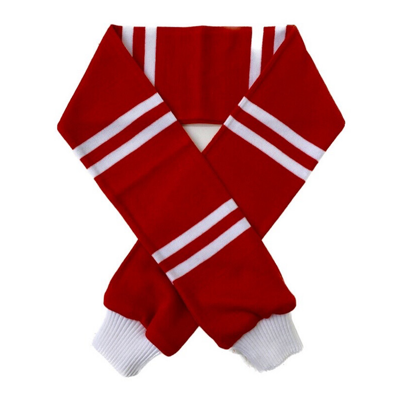 FOOTBALL SLEEVES SCARF RED