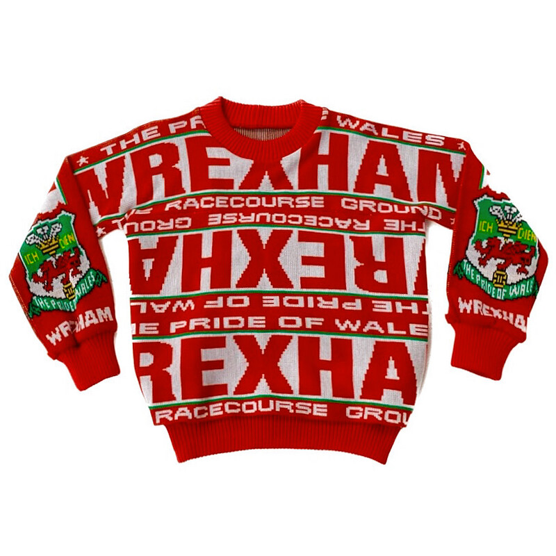 WREXHAM FOOTBALL SCARF JUMPER