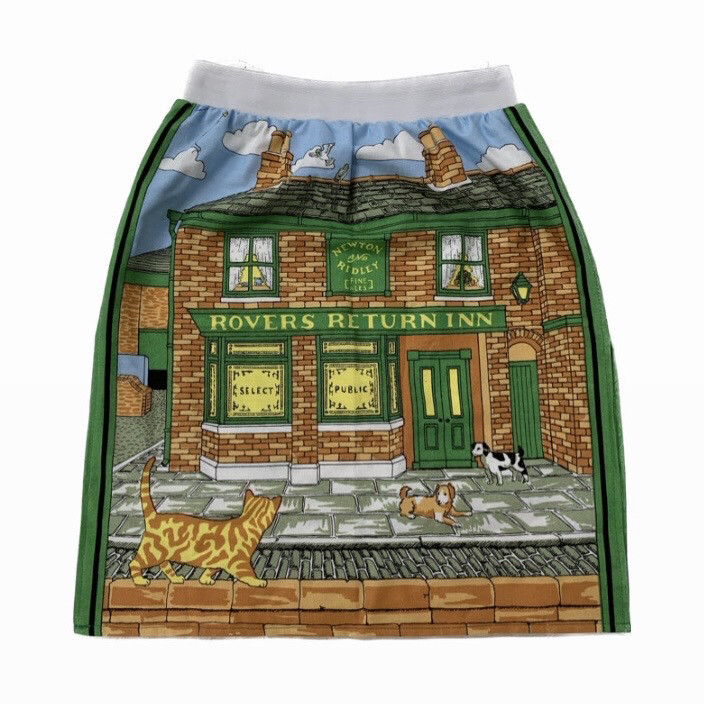 ROVERS RETURN TEA TOWEL SKIRT