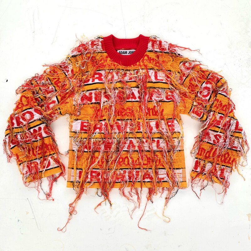 NEWCASTLE BROWN ALE DISTRESSED BEER TOWEL JUMPER