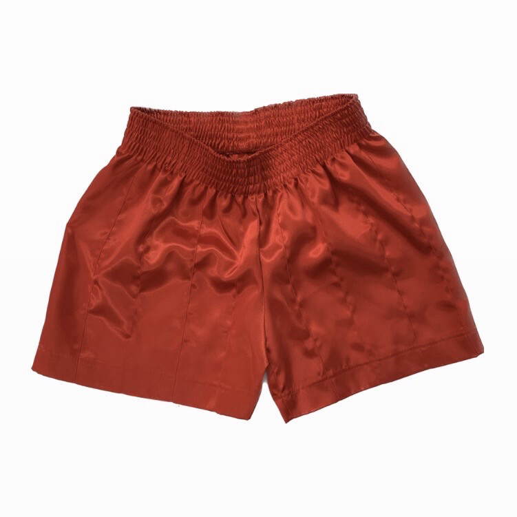 RIBBON SHORTS RED