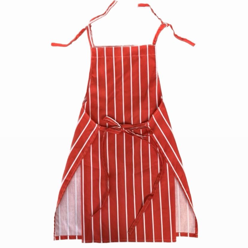 BUTCHER STRIPE APRON DRESS