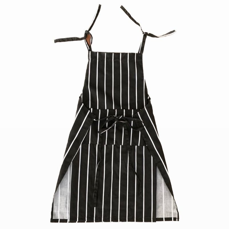 FISHMONGER STRIPE APRON DRESS