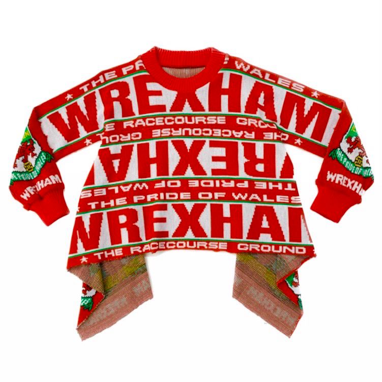 WREXHAM SCARF OPEN BACK JUMPER
