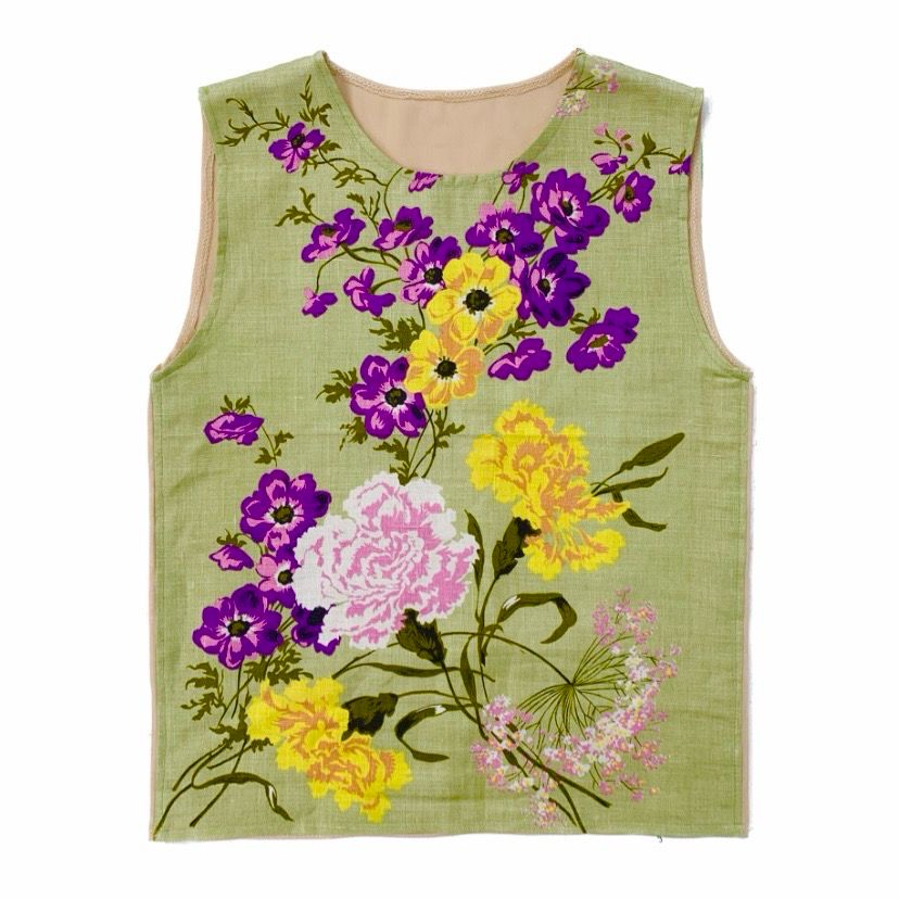 FLORAL TEA TOWEL VEST