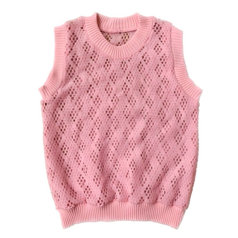 DIAMON CELLULAR VEST PINK