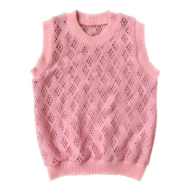 DIAMON CELLULAR VEST PINK