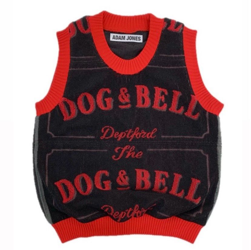 DOG &amp; BELL BEER TOWEL VEST BLACK