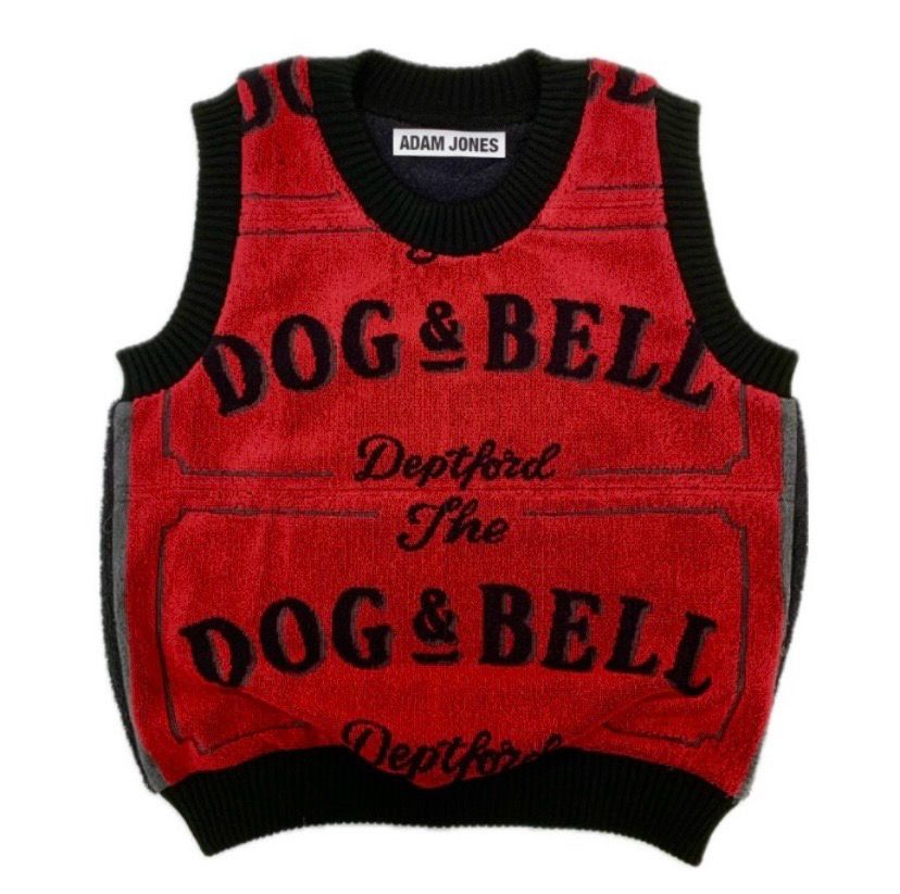 DOG &amp; BELL BEER TOWEL VEST RED