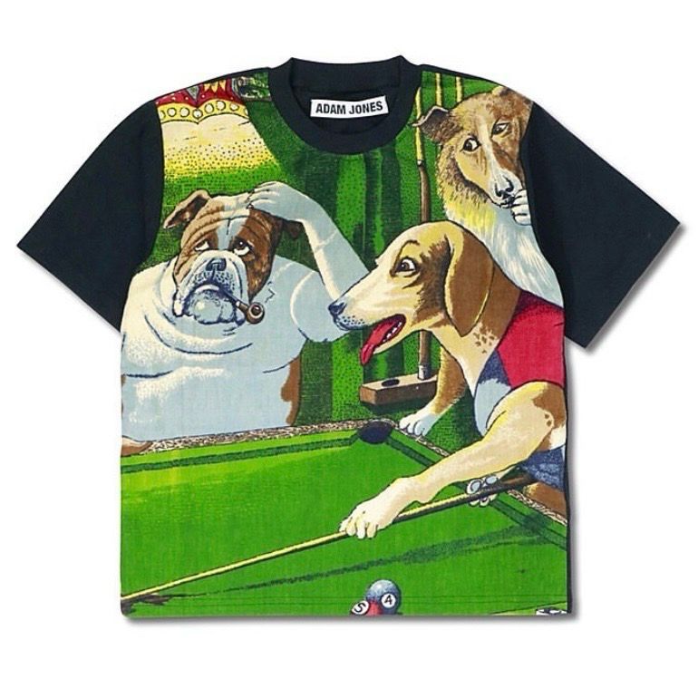 DOGS PLAYING POOL TEE