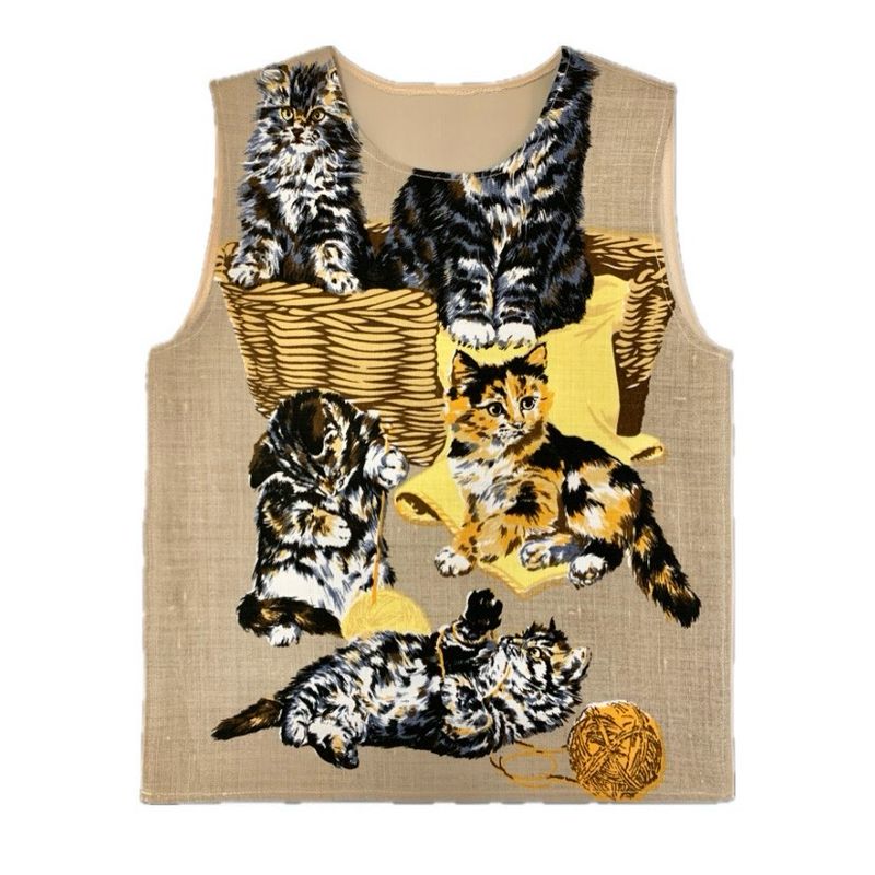KITTENS TEA TOWEL VEST