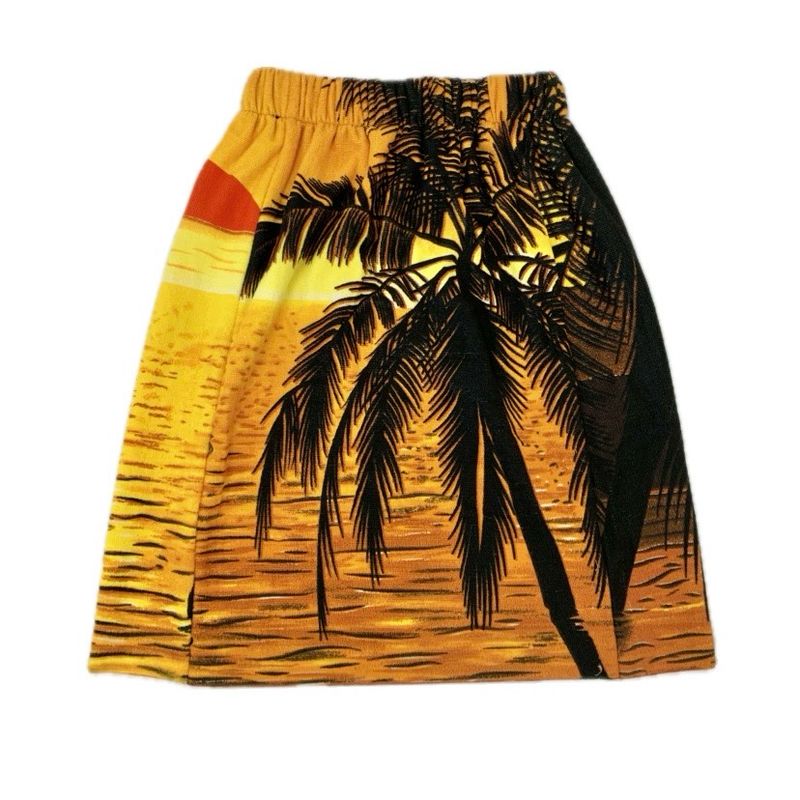 SUNSET TOWEL MIDI SKIRT
