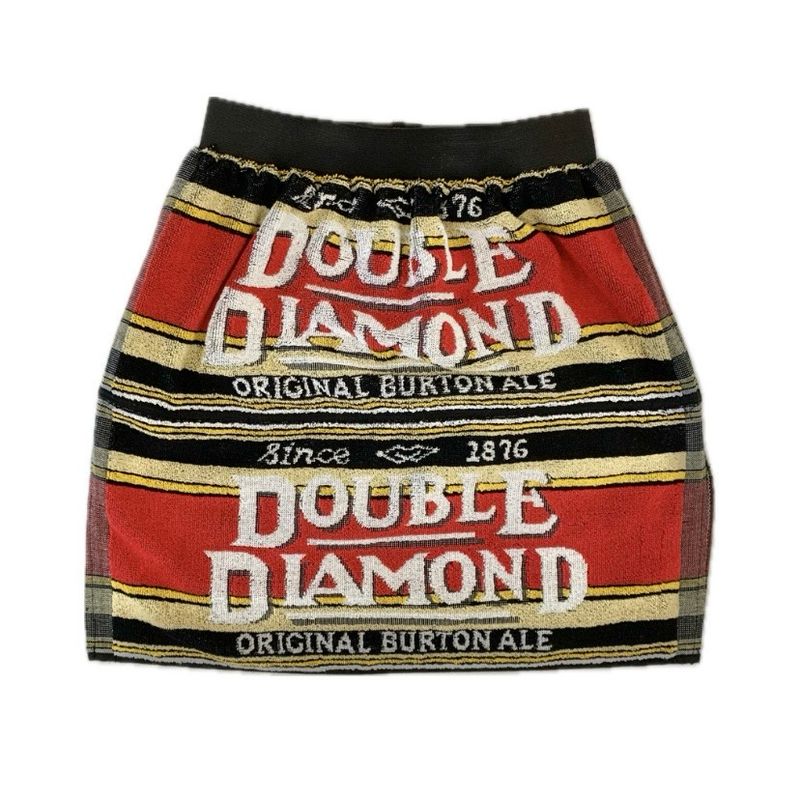 DOUBLE DIAMOND BEER TOWEL MINI SKIRT