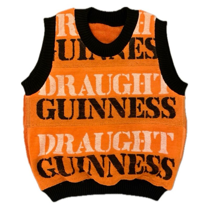 GUINNESS DRAUGHT BEER TOWEL VEST ORANGE