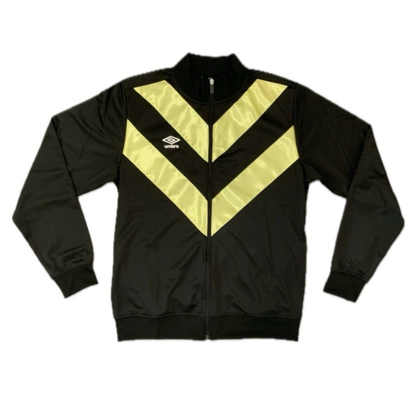 CHEVRON TRACK TOP BLACK/LEMON