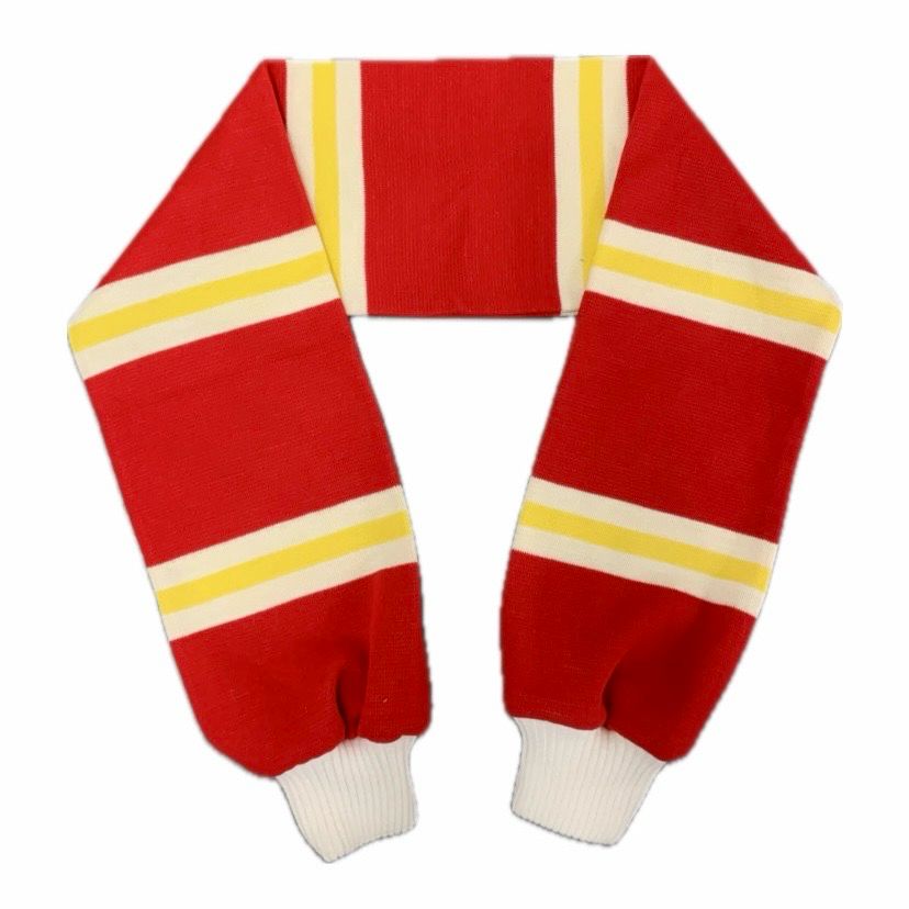 FOOTBALL SLEEVES SCARF RED/YELLOW